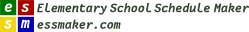 Elementary School Schedule Maker